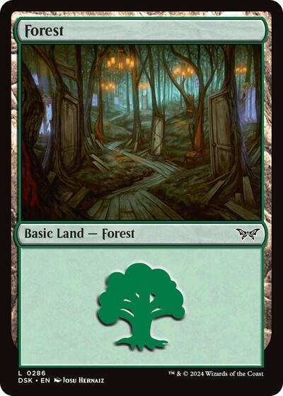 Forest (0286) (Duskmourn: House of Horror) Near Mint Foil
