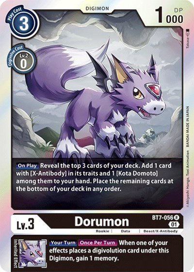 Dorumon (The Next Adventure) Near Mint Foil - Nick Nack's Full Frontal Attack