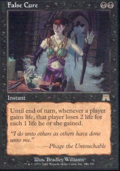 False Cure (Onslaught) Medium Play - Nick Nack's Full Frontal Attack