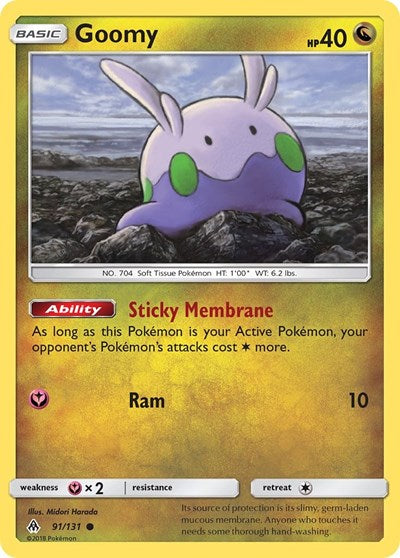 Goomy (91) (SM - Forbidden Light) Near Mint