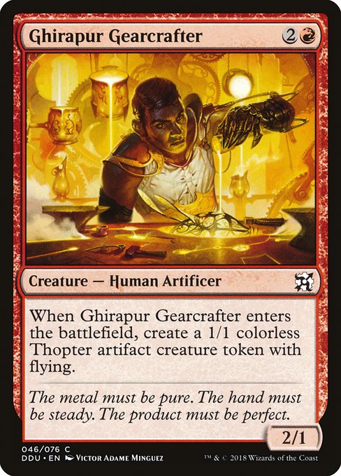 Ghirapur Gearcrafter (Duel Decks: Elves vs Inventors) Near Mint