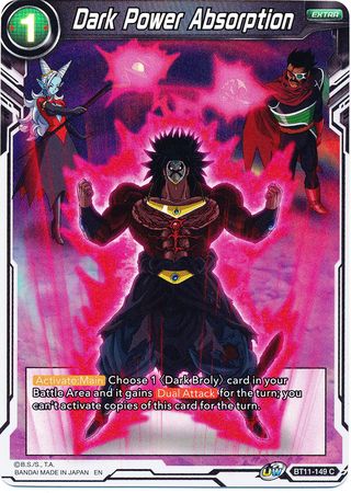 Dark Power Absorption (BT11-149) [Vermilion Bloodline 2nd Edition]