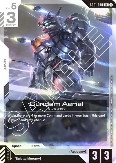 Gundam Aerial (Newtype Rising) Near Mint Holofoil