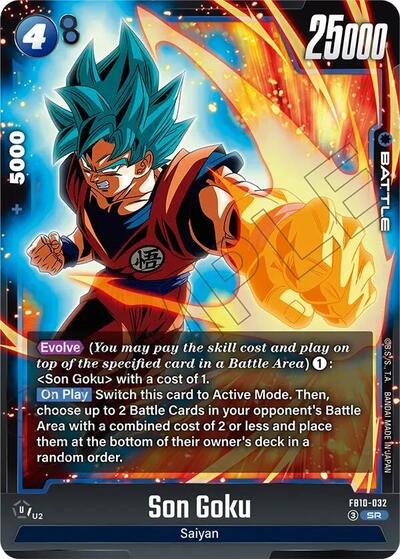 Son Goku FB10-032 (Cross Force) Near Mint Holofoil