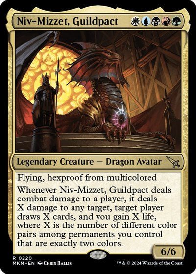Niv - Mizzet, Guildpact (Murders at Karlov Manor) Near Mint Foil - Nick Nack's Full Frontal Attack