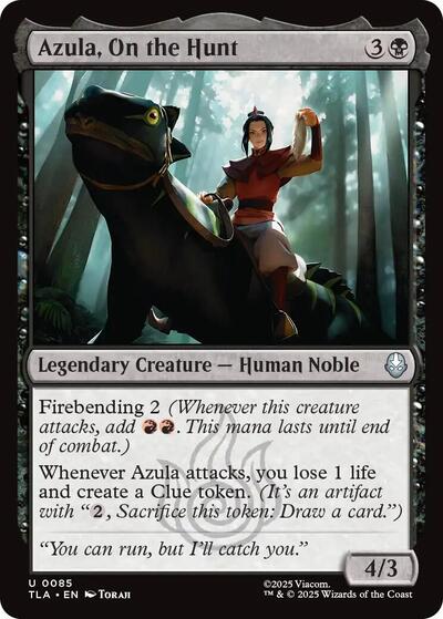 Azula, On the Hunt (Avatar: The Last Airbender) Near Mint - Nick Nack's Full Frontal Attack
