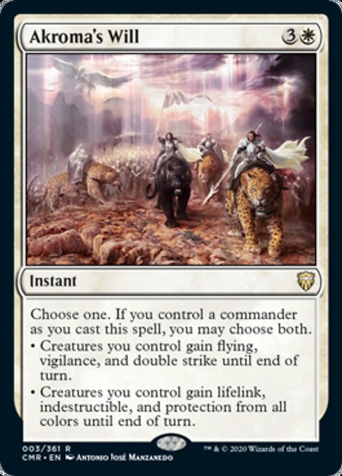 Akroma's Will (Commander Legends) Near Mint