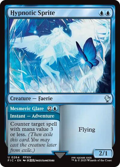 Hypnotic Sprite (Surge Foil) (Commander: FINAL FANTASY) Near Mint Foil - Nick Nack's Full Frontal Attack
