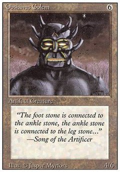 Obsianus Golem (Revised) Near Mint - Nick Nack's Full Frontal Attack