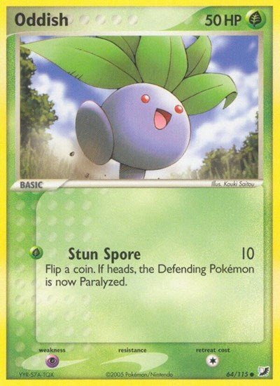 Oddish (Unseen Forces) Light Play - Nick Nack's Full Frontal Attack