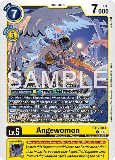 Angewomon (Digital World Shambala) Near Mint Foil