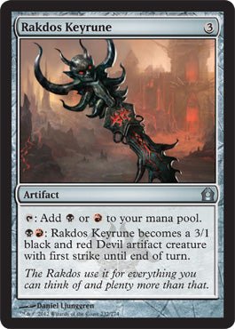 Rakdos Keyrune (Return to Ravnica) Near Mint - Nick Nack's Full Frontal Attack