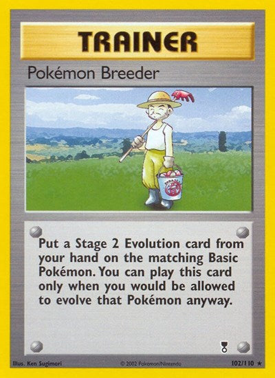 Pokemon Breeder (Legendary Collection) Light Play