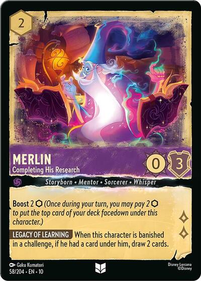Merlin - Completing His Research (Whispers in the Well) Near Mint - Nick Nack's Full Frontal Attack