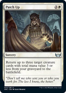 Patch Up (Streets of New Capenna) Near Mint - Nick Nack's Full Frontal Attack