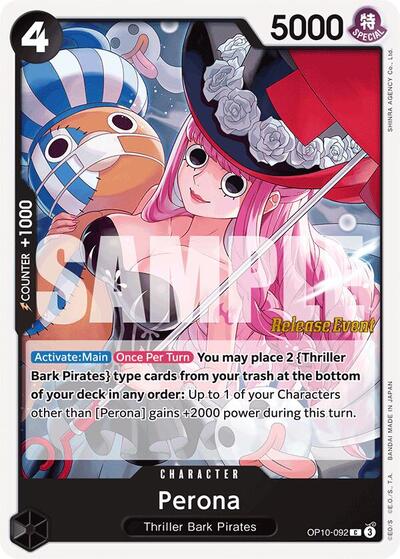 Perona (092) (Royal Blood Release Event Cards) Near Mint