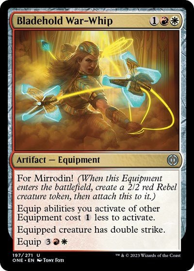 Bladehold War - Whip (Phyrexia: All Will Be One) Near Mint - Nick Nack's Full Frontal Attack