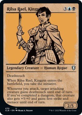 Rilsa Rael, Kingpin (Showcase) (Commander Legends: Battle for Baldur's Gate) Near Mint - Nick Nack's Full Frontal Attack
