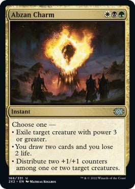 Abzan Charm (Double Masters 2022) Near Mint Foil - Nick Nack's Full Frontal Attack