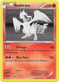 Reshiram - BW004 (Black and White Promos) Light Play Holofoil - Nick Nack's Full Frontal Attack