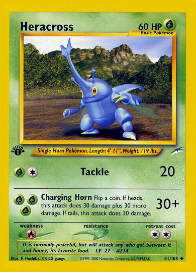 Heracross (Neo Destiny) Light Play Unlimited