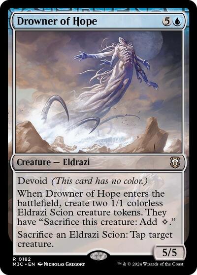 Drowner of Hope (Commander: Modern Horizons 3) Near Mint - Nick Nack's Full Frontal Attack
