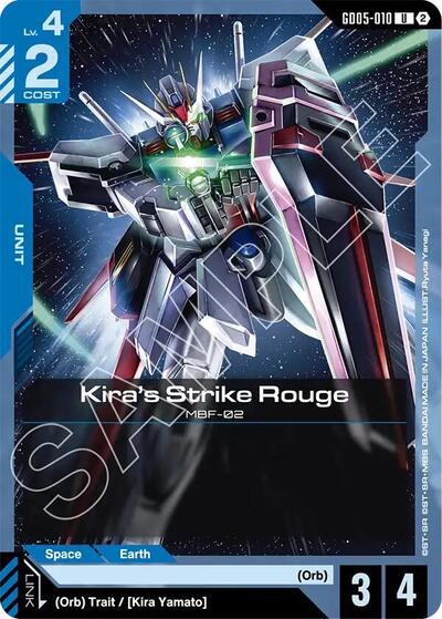 Kira's Strike Rouge (Freedom Ascension) Near Mint