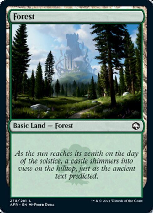 Forest (278) (Adventures in the Forgotten Realms) Near Mint - Nick Nack's Full Frontal Attack