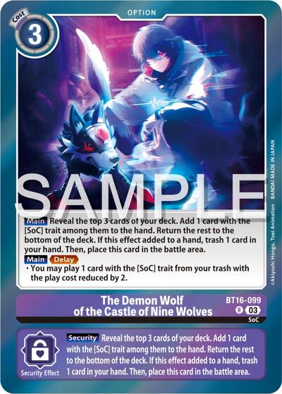 The Demon Wolf of the Castle of Nine Wolves (Beginning Observer) Near Mint Foil
