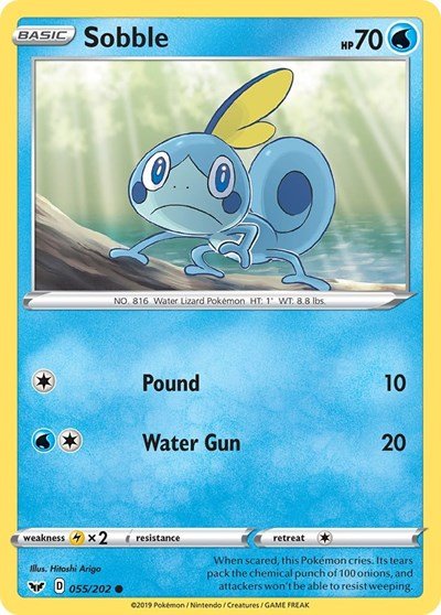 Sobble (055) (SWSH01: Sword & Shield Base Set) Near Mint - Nick Nack's Full Frontal Attack