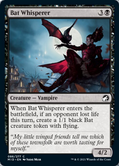 Bat Whisperer (Innistrad: Midnight Hunt) Near Mint - Nick Nack's Full Frontal Attack