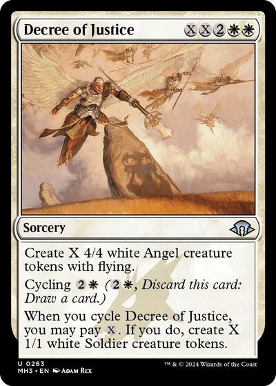 Decree of Justice (Modern Horizons 3) Near Mint - Nick Nack's Full Frontal Attack