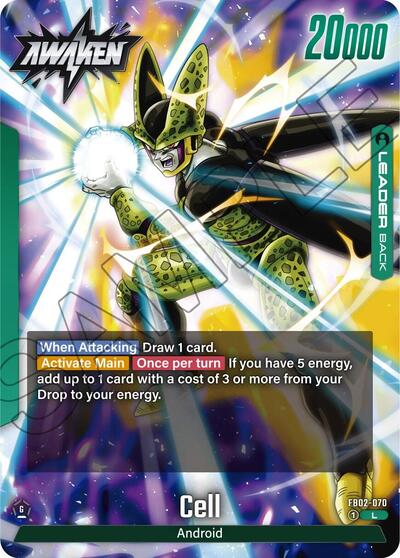 Cell FB02-070 (Blazing Aura) Near Mint