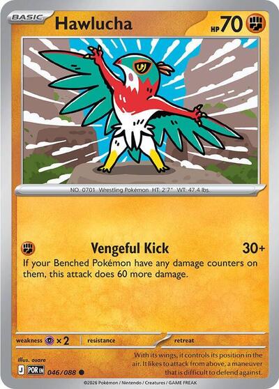 Hawlucha (ME03: Perfect Order) Near Mint - Nick Nack's Full Frontal Attack