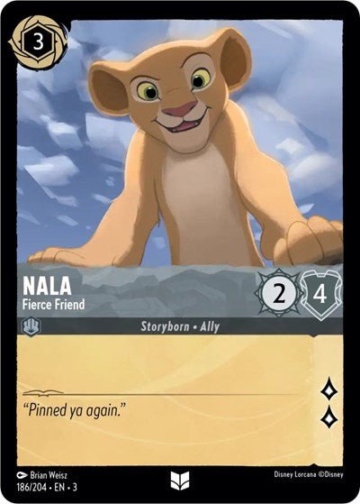 Nala - Fierce Friend (Into the Inklands) Near Mint - Nick Nack's Full Frontal Attack