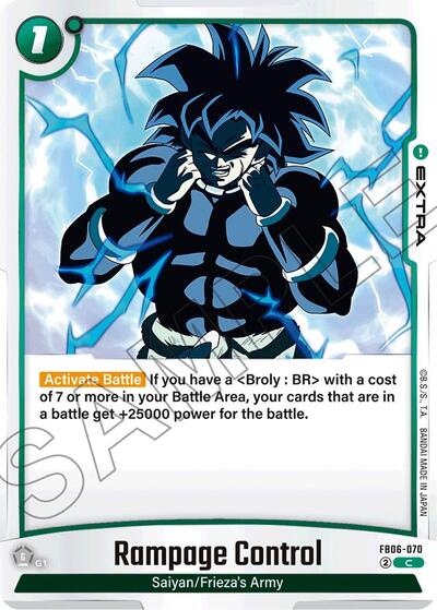 Rampage Control (Rivals Clash) Near Mint - Nick Nack's Full Frontal Attack