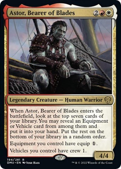 Astor, Bearer of Blades (Dominaria United) Near Mint - Nick Nack's Full Frontal Attack