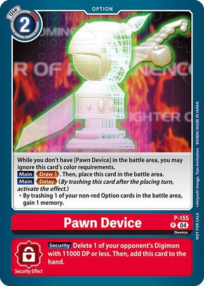 Pawn Device (Store Tournament 2024 Oct. Dec. Participation Pack) (Digimon Promotion Cards) Near Mint - Nick Nack's Full Frontal Attack