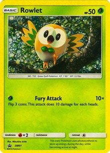Rowlet - SM01 (General Mills Promo) (Miscellaneous Cards & Products) Near Mint Holofoil