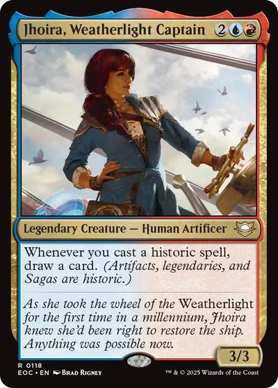 Jhoira, Weatherlight Captain (Commander: Edge of Eternities) Near Mint - Nick Nack's Full Frontal Attack