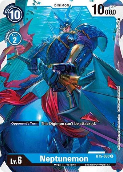 Neptunemon (Battle of Omni) Near Mint