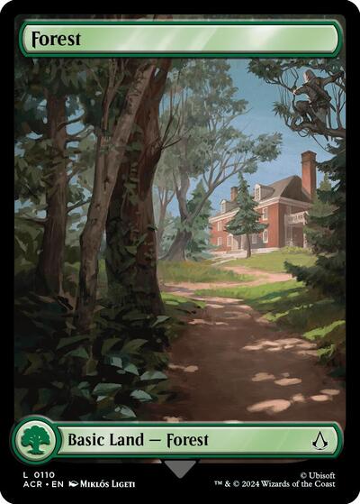Forest (0110) (Universes Beyond: Assassin's Creed) Near Mint - Nick Nack's Full Frontal Attack