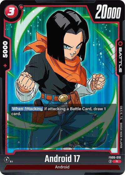 Android 17 FB06 - 010 (Rivals Clash) Near Mint Holofoil - Nick Nack's Full Frontal Attack
