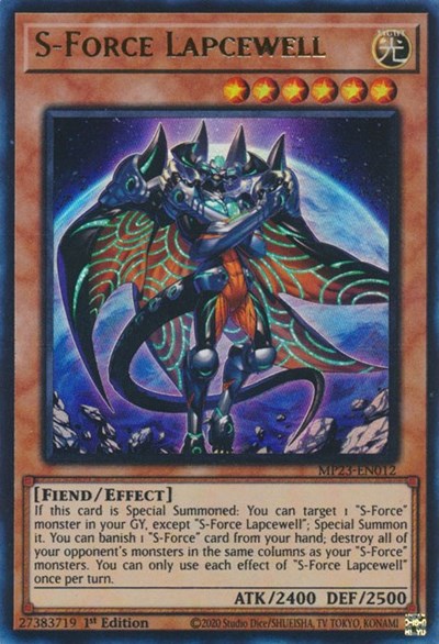 S-Force Lapcewell (25th Anniversary Tin: Dueling Heroes Mega Pack) Light Play 1st Edition