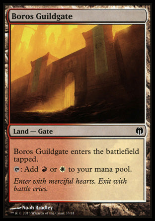 Boros Guildgate (Duel Decks: Heroes vs Monsters) Near Mint