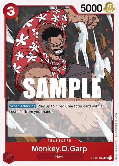 Monkey.D.Garp (Pillars of Strength) Near Mint - Nick Nack's Full Frontal Attack