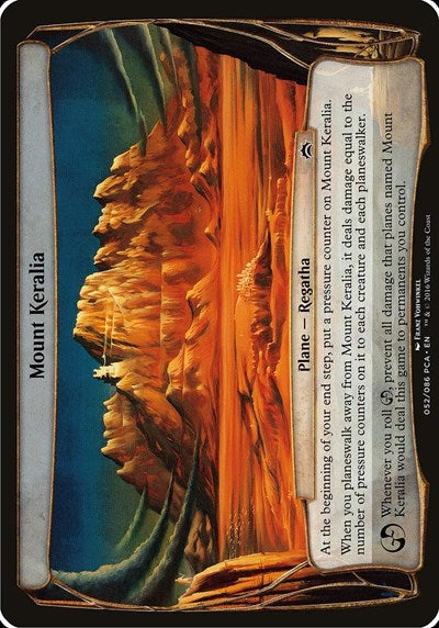 Mount Keralia (Planechase Anthology) (Oversize Cards) Near Mint