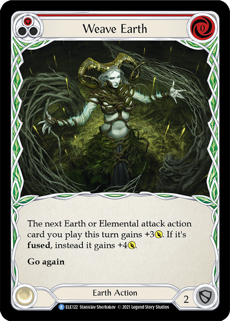 Weave Earth (Red) (Tales of Aria) Near Mint Unlimited