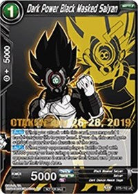 Dark Power Black Masked Saiyan (OTAKON 2019) (BT5-112_PR) [Promotion Cards]