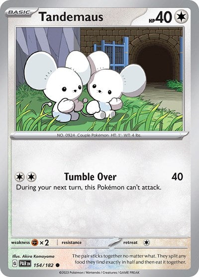 Tandemaus - 154 (Scarlet and Violet: Paradox Rift) Near Mint